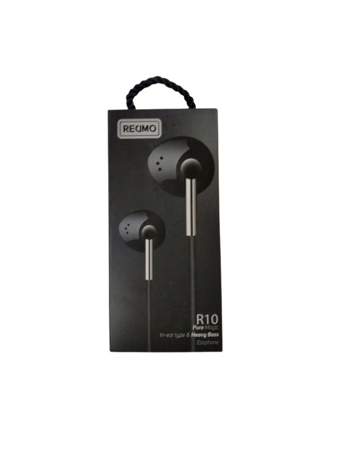 Recimo R10 Stereo Ear Phone - Black - Image 2